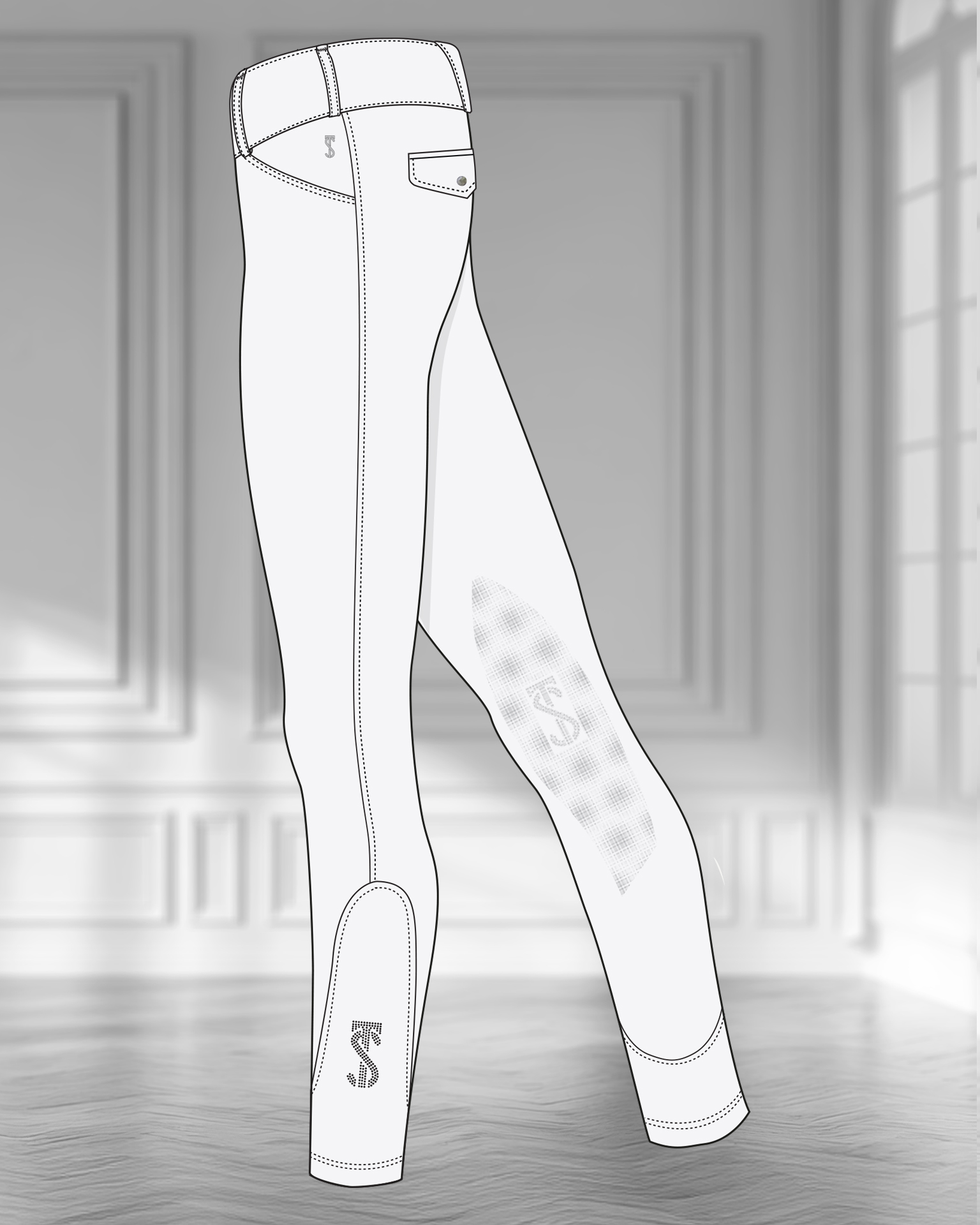 Mens GT Pro KP Breeches - Image 3