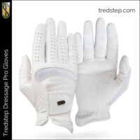 Dressage Pro Gloves White (Limited sizes available)