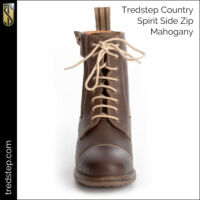 Spirit Side Zip Country Boots Mahogany - Image 3